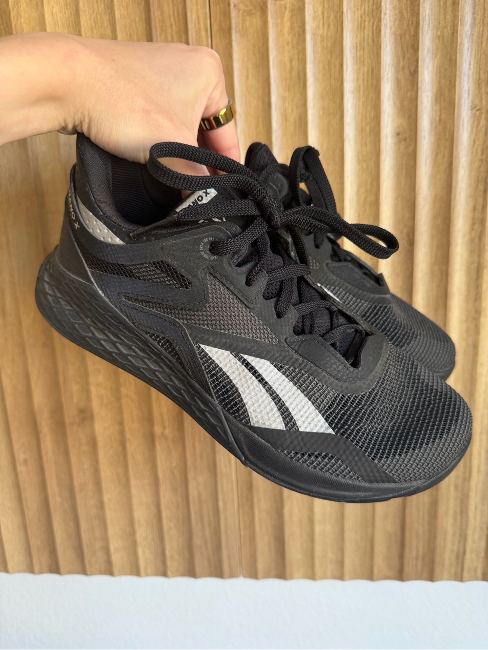 REEBOK Nano X Black CrossFit Shoes